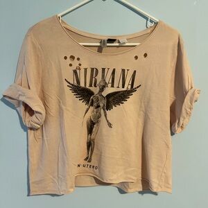 Divided Nirvana Cropped Tee